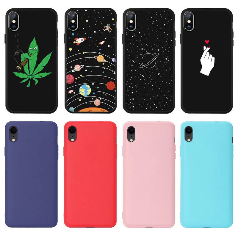 Чехлы с сердцем для iPhone 7 8 Plus X 6 6s XR XS Max 5 5S SE Мягкий силиконовый чехол S PLUS 10 цветной