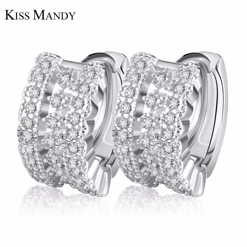Женские серьги кольца с цирконием класса ААА 18 мм|earrings kit|earrings cartilageearring dangle |