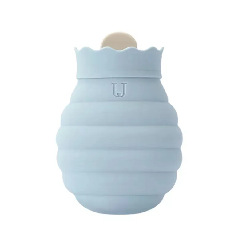 Креативная грелка для рук с горячей водой, сумка для горячей воды, карман, подходит для нагревания в микроволновке, материал для пищевых продуктов - Цвет: Small blue