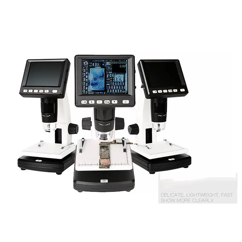 

3.5 inch HD LCD Digital Electronic Microscope Desktop USB /AV Multi 500X Microscope Focus Range10mm-30mm