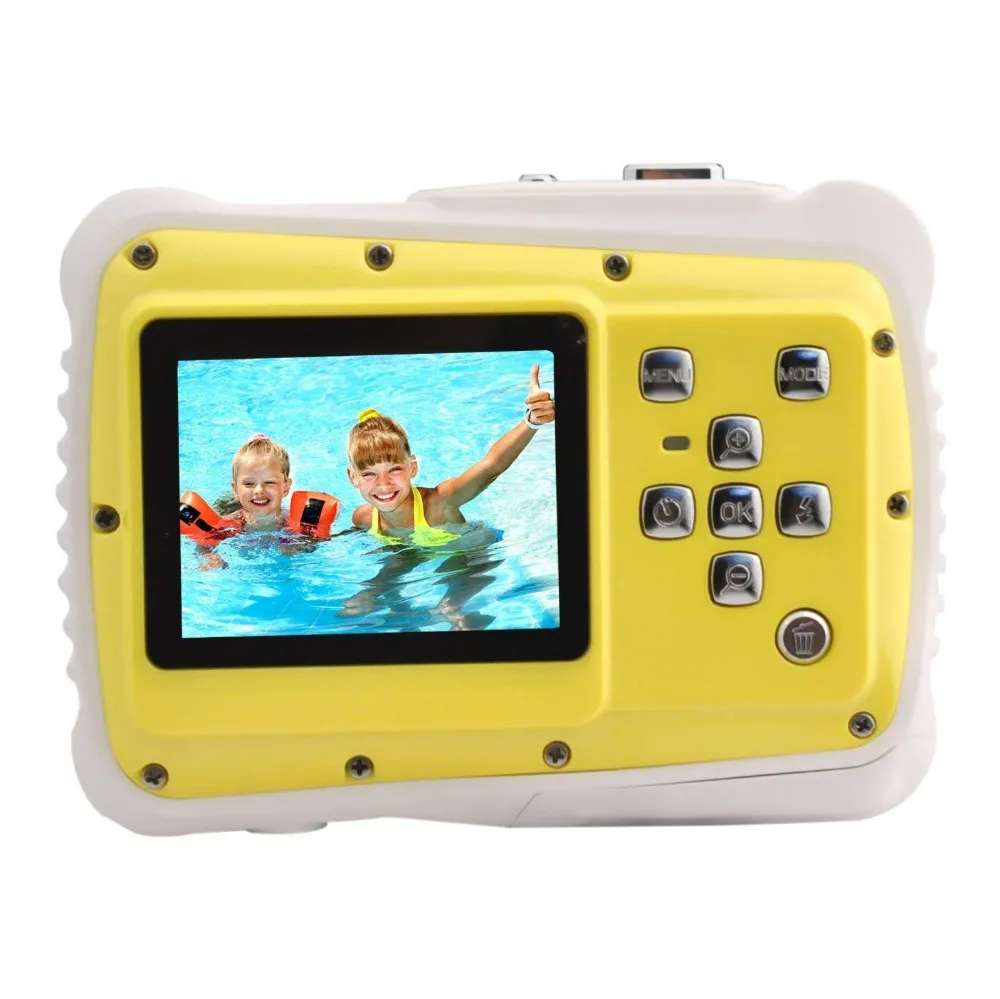 Mini Waterproof Digital Camera 5MP 2.0 inch LCD HD Children Kids Birthday Gift Sports For Swimming | Электроника