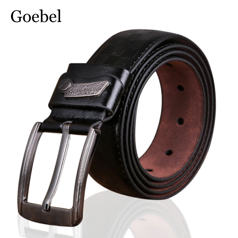 

Men Belt Pin Buckle Square Shape Imitation Leather Upscale PU Belt Fashion Classice Vintage Male Belts