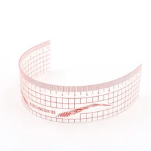 10 шт. трафареты для татуажа пластиковая линейка для бровей KMC тату косметический формирующий инструмент для начинающих