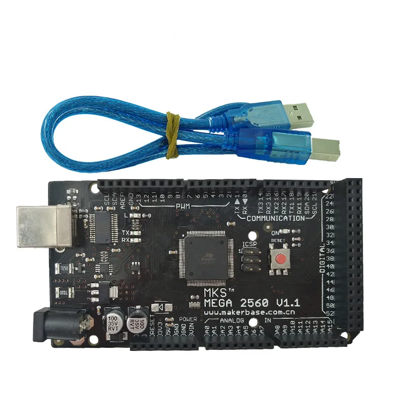 

3D printer control panel MKS 2560 for ramps1.4 optimization with USB wire