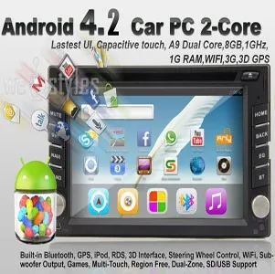 Discount 2015 HOT sale GPS Navigation 2 DIN Car gps stereos 6.2