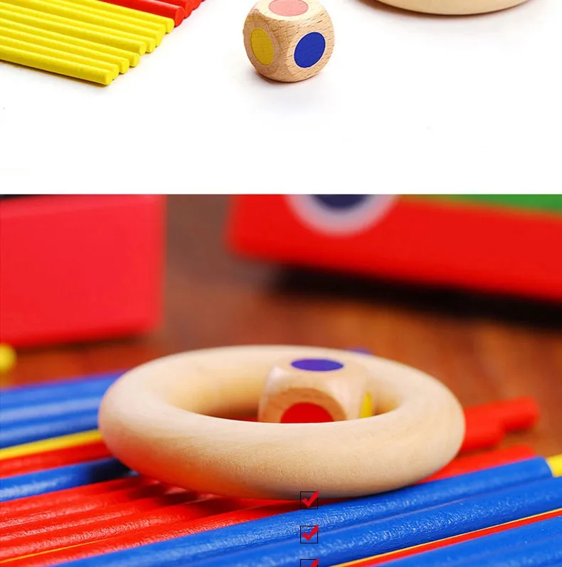 mideer MD0068 Children Wooden Colorful Stick Balance Toy Keep it Steady for Kids Play Table Skill Games Educational Toys Gifts