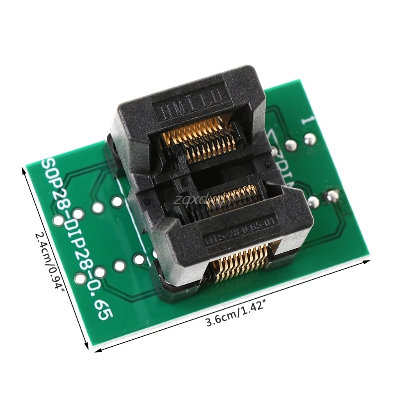 SOP28 SSOP8 8 К DIP8 TSSOP8 IC АДАПТЕР программирования сокет SOP 28 0 65 01 мм оптовая продажа и