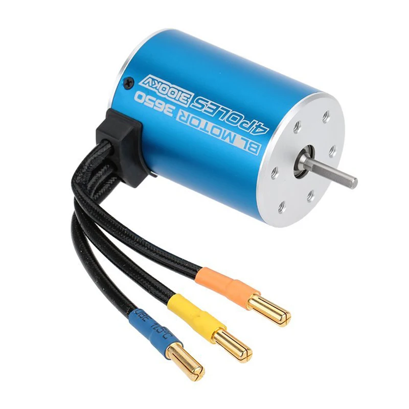 Kopen MACH 3650 3100KV 4 Polen Sensorless Borstelloze Motor voor 1 10 RC Auto