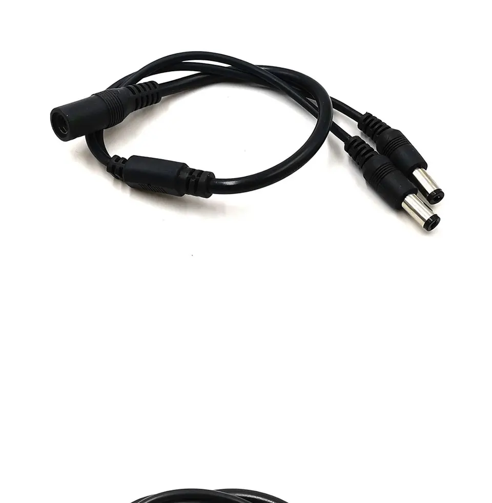 dc connector plug 1 femal to 2 3 4 5 8 male plug  Jack Splitter Adapter cable (7)