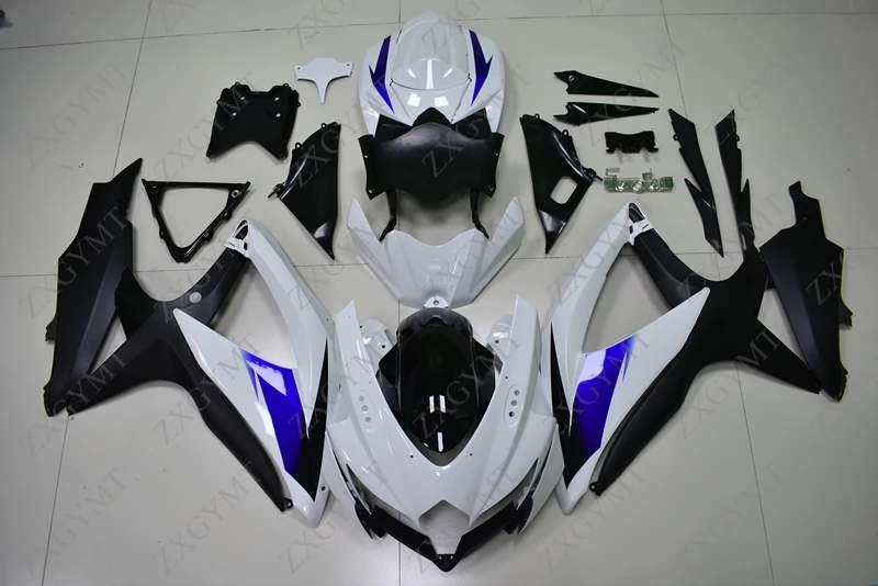 Тела Наборы GSXR750 2008-2010 K8 белые черные кузовные комплекты для Suzuki GSXR600 2010 мотоцикла обтекатель для Suzuki GSXR750 08 10