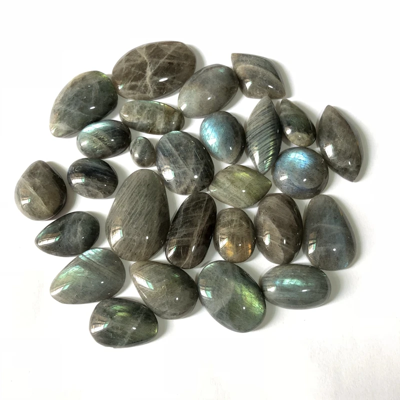 

Wholesale Mixed Labradorit Irregular Shape Size Gem Cabochon Pendant Gem stone Cabochon CAB Gem Ring Face,Mixed10pcs/lot 15-25mm
