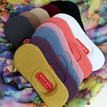 Новые осенне-зимние женские носки, высокое качество, коралловые бархатные невидимые носки, фирменный дизайн, силиконовые Нескользящие носки, мягкие теплые короткие носки