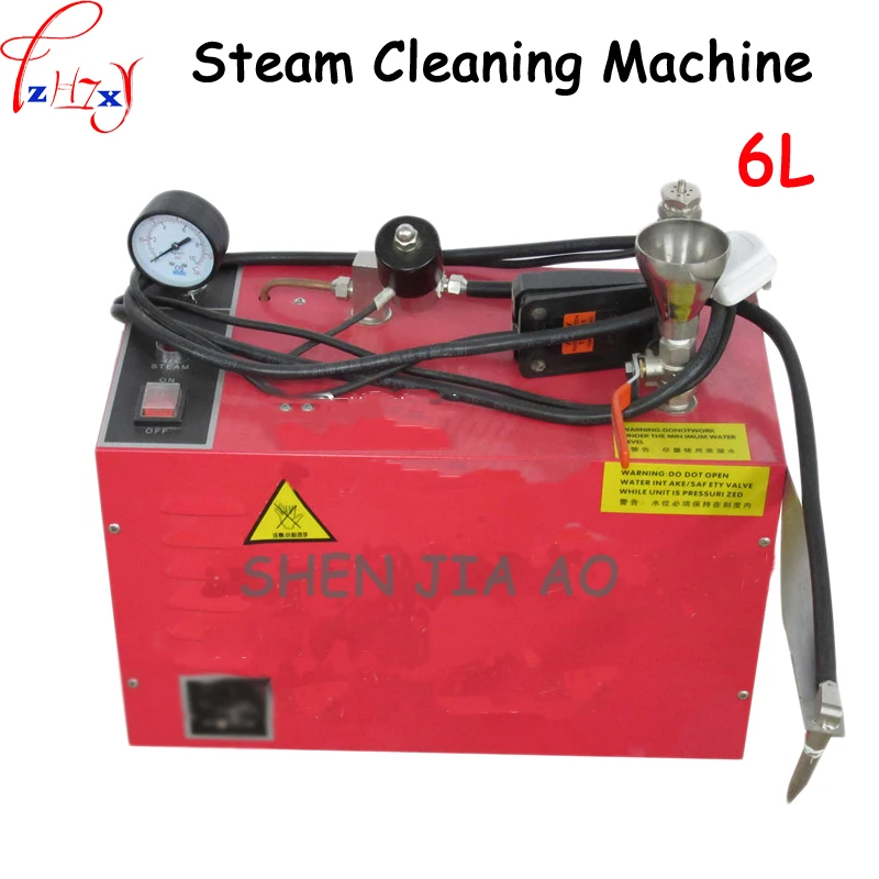  1 pc 220 V 2500 W petit nettoyeur vapeur 6 litres haute température jet bijoux nettoyage de surface