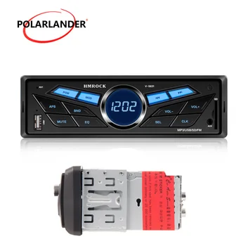 

1 DIN FM Car Radio Auto Audio Stereo USB TF AUX-IN 2018 New V-5631UB Hot Set Remote Control Panel MP3 Player 12V