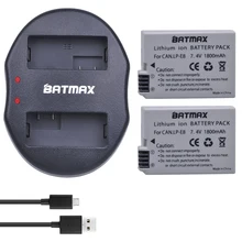2Pcs 1800mAh LP-E8 LPE8 LP E8 Battery +USB Dual Charger For Canon EOS 550D 600D 650D 700D kiss X4 X5 X6i X7i Rebel T2i T3i T4i