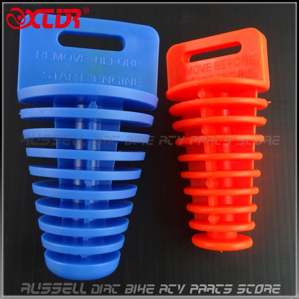 

Exhaust Stopper Muffler washing Plug for Wash to Dirt Pit bike ,Motorcycle ,Motorbike ,ATV Parts use 2pcs(1big,1small)
