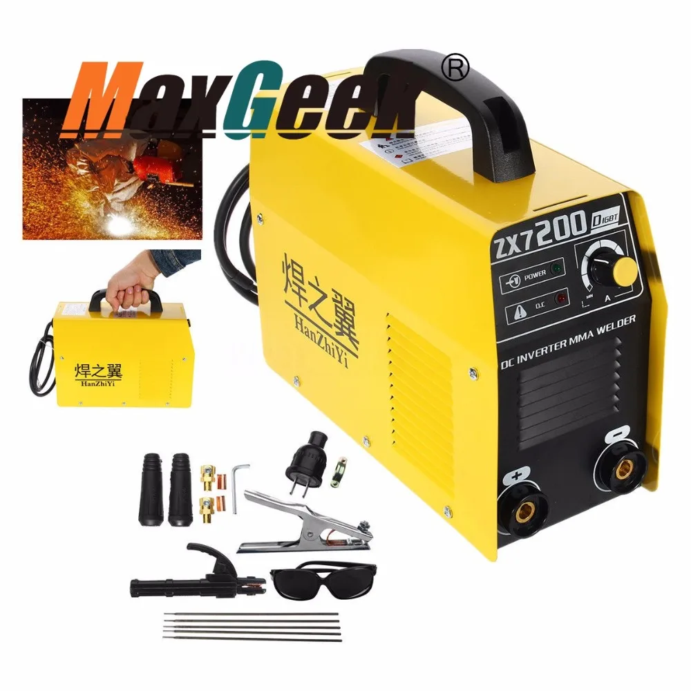 

220V ZX7-200 Mini DC Inverter MMA Welder Household Electric IGBT Welding Machine