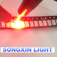 500 шт 5630/5730 SMD/SMT красный SMD 5730 светодиодный с креплением на любой поверхности красный 2,0~ 2,6 В 620-625нм ультра яркий светодиодный диодный чип 5730 красный