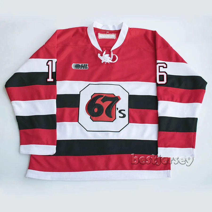 Kowell ottawa 67s #16 tyler toffoli Stitched Hockey Jersey