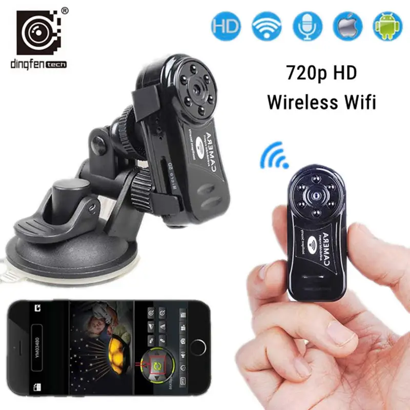 

Wireless ip mini wifi camera hd secret action cam home security micro video recorder camcorder outdoor wi-fi IR-Cut DV camera