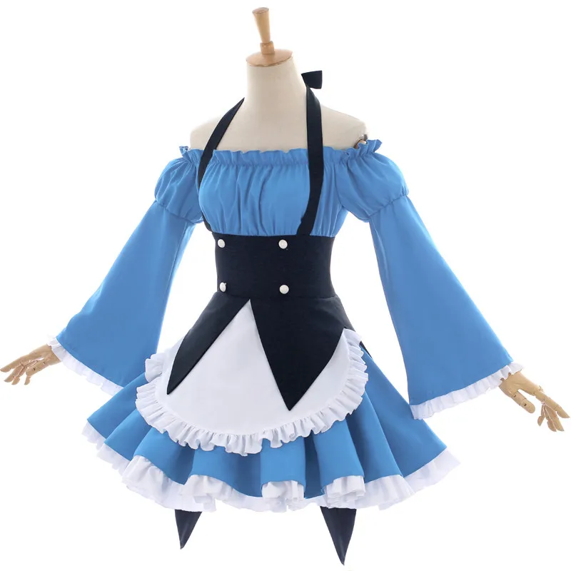 Вновь ноль Hajimeru Isekai Seikatsu Оперативная память u Remu REM парики горничный фартук платье