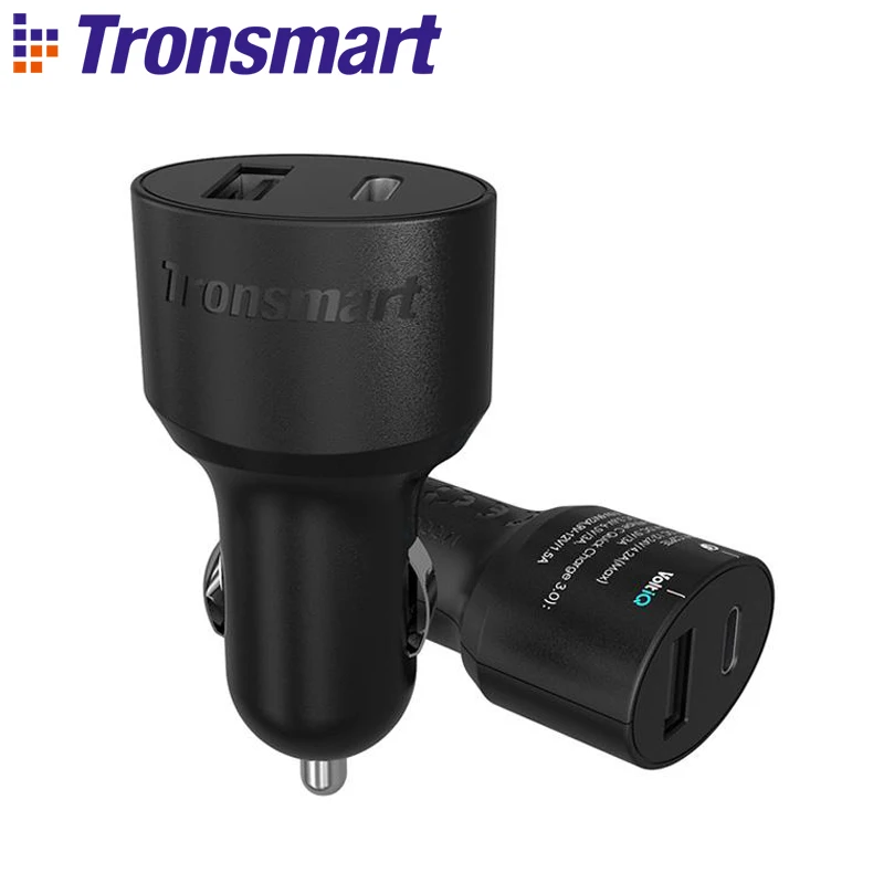 bilder für Tronsmart c2pte auto ladegerät usb typ c quick charge 3,0 & voltiq usb auto-ladegerät für iphone 7 für xiaomi mi5 für lg g5 in lager bilder für Tronsmart c2pte auto ladegerät usb typ c quick charge 3,0 & voltiq usb auto-ladegerät für iphone 7 für xiaomi mi5 für lg g5 in lager