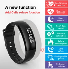Smart Band S69 сердечного ритма Приборы для измерения артериального давления ЭКГ браслет 3D-G-Sensor умный Браслет Поддержка вызова SMS напомнить для IOS Android PK G20