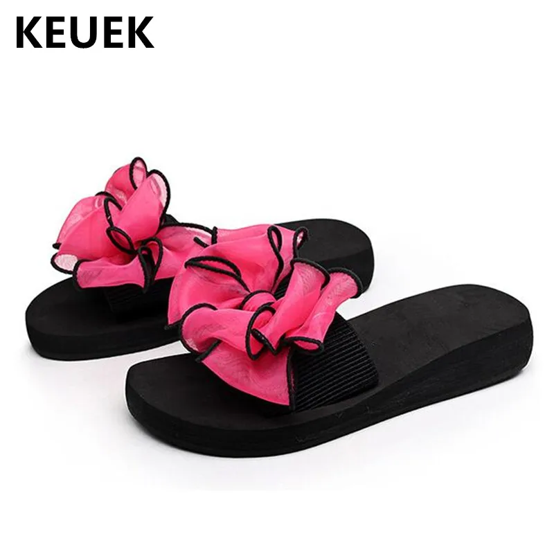 

New Summer Parental Children slippers Flip Flops Beach Shoes Girls Sandals Princess Flat Heels open toe Kids Slides Baby 018