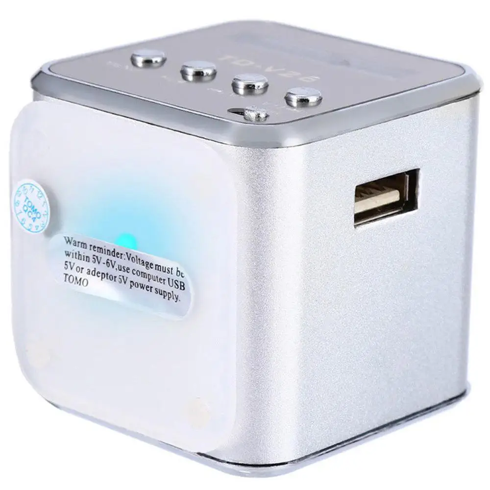 TD V26 мини Портативный звук Динамик TF FM радио AUX стерео музыкальный плеер Bluetooth