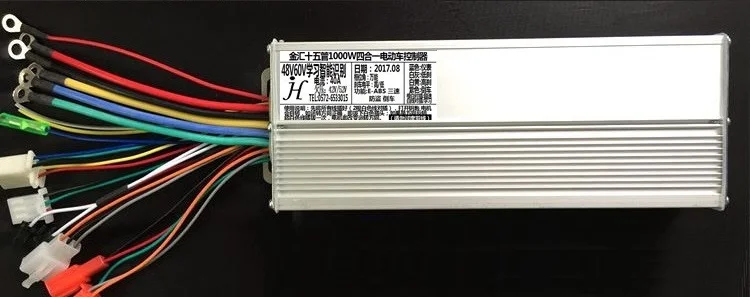 Gratis Verzending Sinewave controller Sinusvormige 1000 W 48 ~ 60 V 15 mofset MAX 40A Pak DC borstelloze motor 500 ~ 1000 W E-bike elektrische