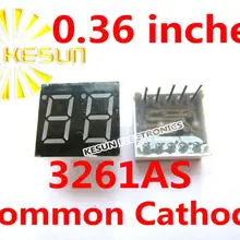 20 шт. x 0,36 дюймов красный синий зеленый 2 цифровой трубки 3261AS 3261BS 3261AG 3261BG 3261AB 3261BB светодиодный модуль дисплея