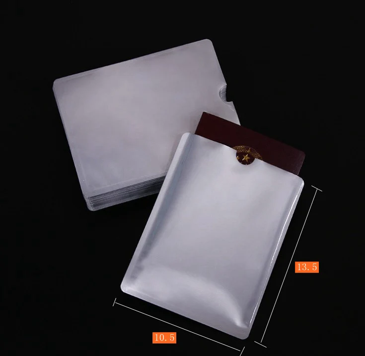 10 pcs passport Anti scanning card holder NFC shielding card holder