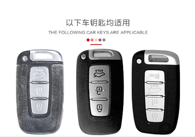 Carbon-Faser-Muster-Silikon-Auto-Schl-ssel-Fall-Abdeckung-f-r-Hyundai-Equus-Genesis-Veloster-KIA (1)