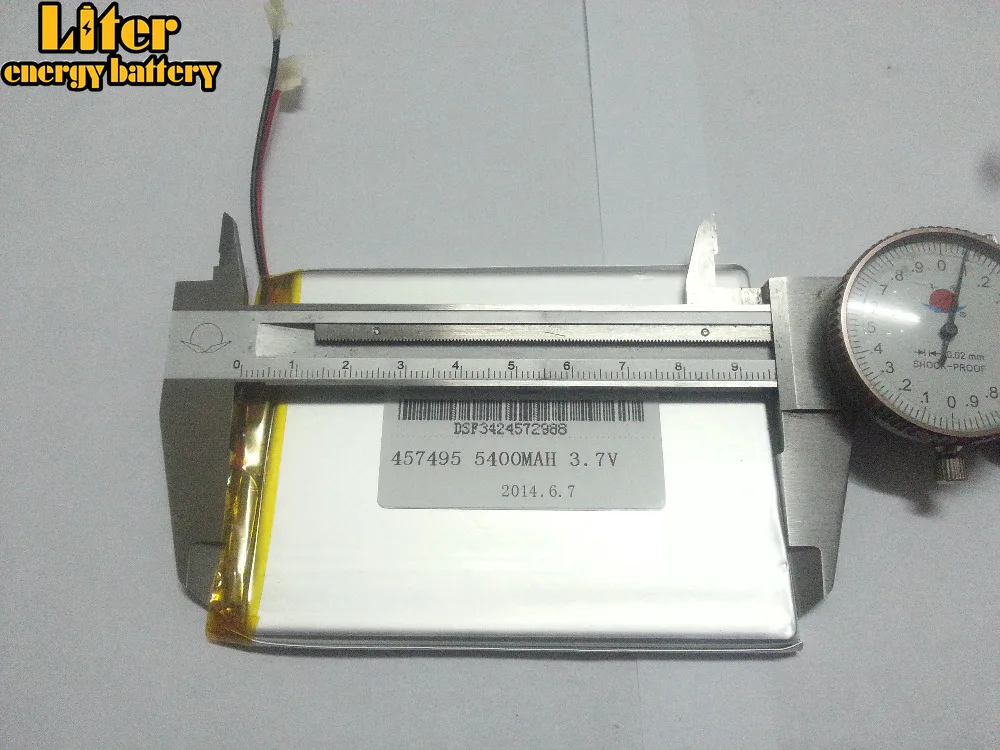 457495 457595 планшетный ПК 3,7 V, 5400mAH(полимерный литий-ионный аккумулятор) литий-ионный аккумулятор для планшета 7 дюймов 8 9