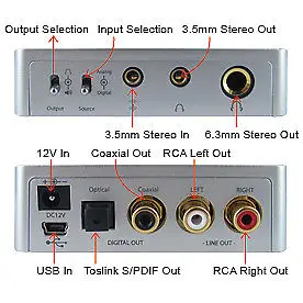 HiFi 192KHz 24bit Asynchronous USB DAC Digital Audio Decoder Headphone Amplifier HiFi 192KHz 24bit Asynchronous USB DAC Digital Audio Decoder Headphone Amplifier