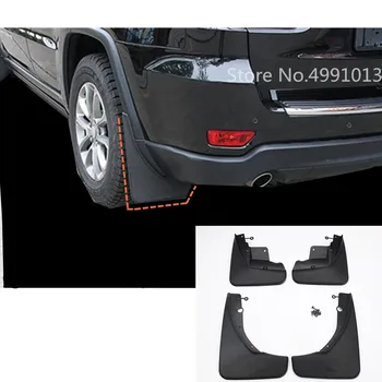 

Car Plastic Fender Soft Mudguard Protect Flap Splash Guard Frame Molding For Jeep Grand Cherokee 2014 2015 2016 2017 2018 2019