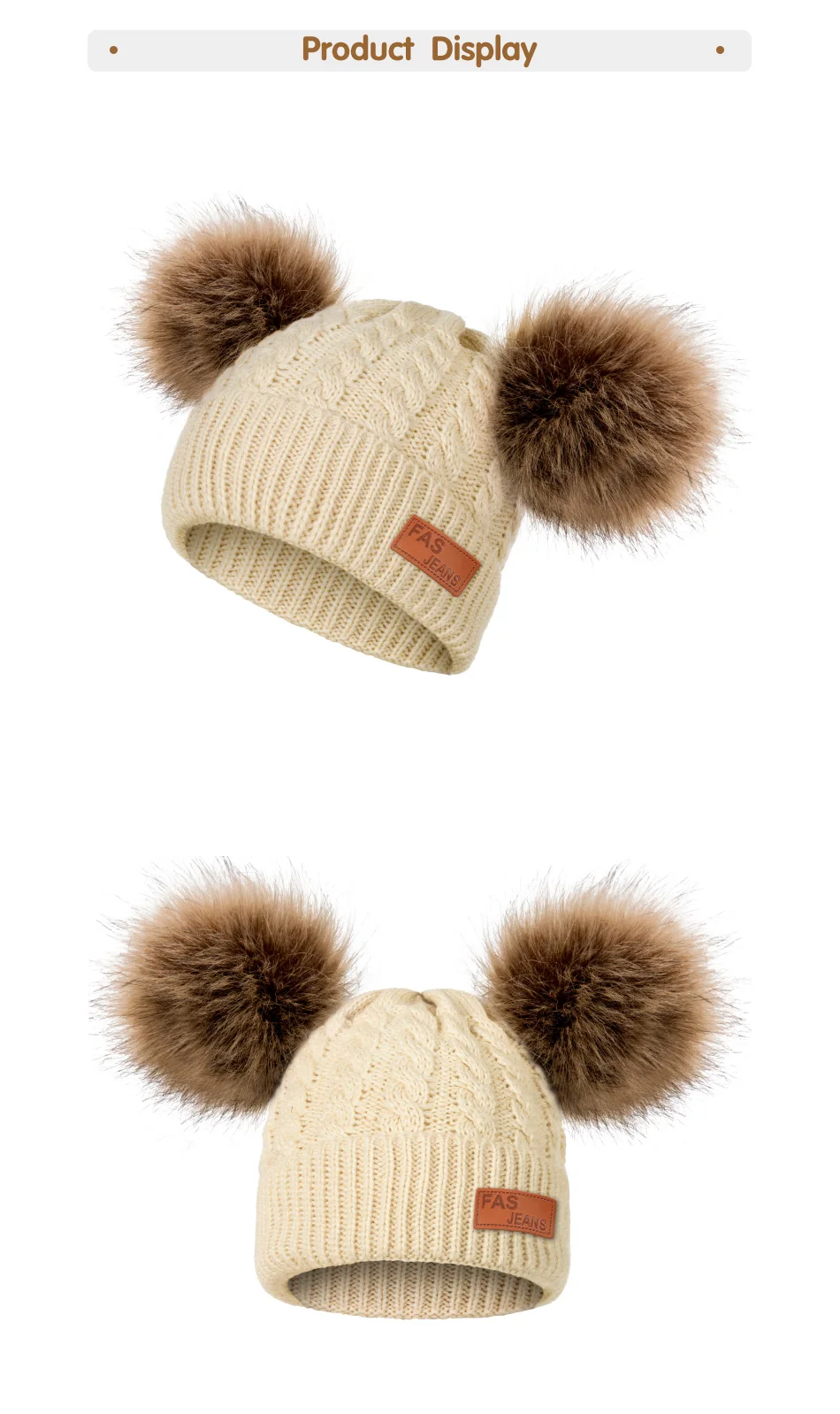 Детская зимняя шапка с помпоном для девочек и мальчиков, вязаная теплая шапка, шапка, повседневные шапочки, детская зимняя шапка, вязаная милая детская шапка унисекс