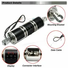 Bluetooth Мотоцикл mp3-плеер динамик Музыка FM радио водонепроницаемый регулируемый радио скутер аудио система мотоцикл аудио стерео