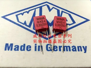 

2020 hot sale 10pcs/20pcs Germany WIMA capacitor MKS4 250V0.33UF 250V334 330n P: 7.5mm Audio capacitor free shipping