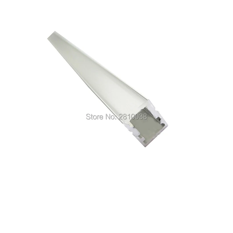 10 X 1M Sets/Lot U type Anodized aluminium extrusion for led strip and Extruded Aluminium channel profil for recessed wall light