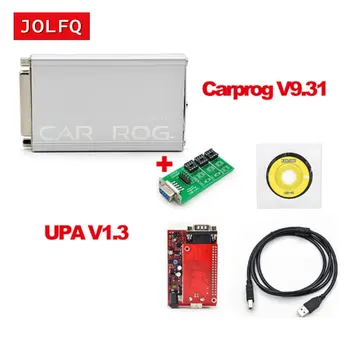 

DHL Free Shipping CAR PROG FULL V9.31 Professional carprog repair tool + UPA USB programmer V1.3 in one package ECU programming
