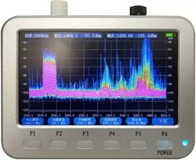 

Handheld 2.4-2.9GHz Portable Practical Spectrum Analyzer UAV Test Interphone Tester Measurement Interference Source Location
