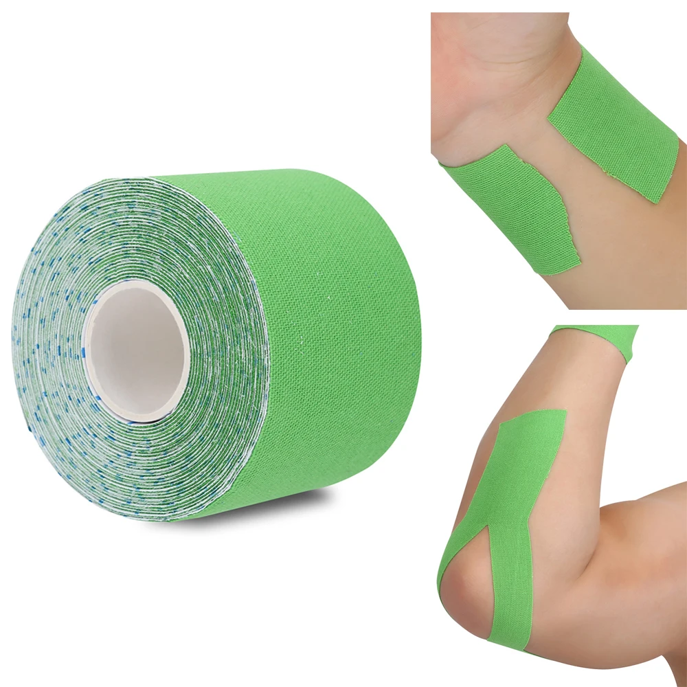 5cm x 5m Elastic Cotton Muscle Tape Sports Tape Adhesive Muscle Sticker Bandage Strain Protect