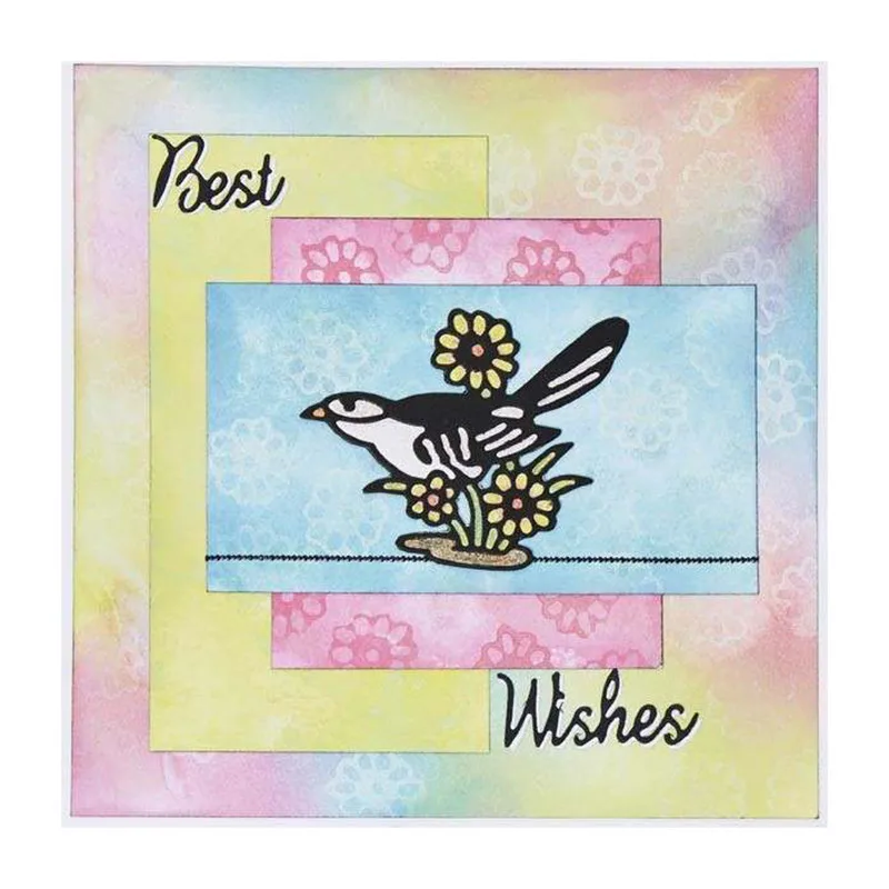 

Naifumodo Happy Birds Animal Metal Cutting Dies for Card Making New Arrival for 2019 Scrapbooking Paper Craft Dies Scrapbooking