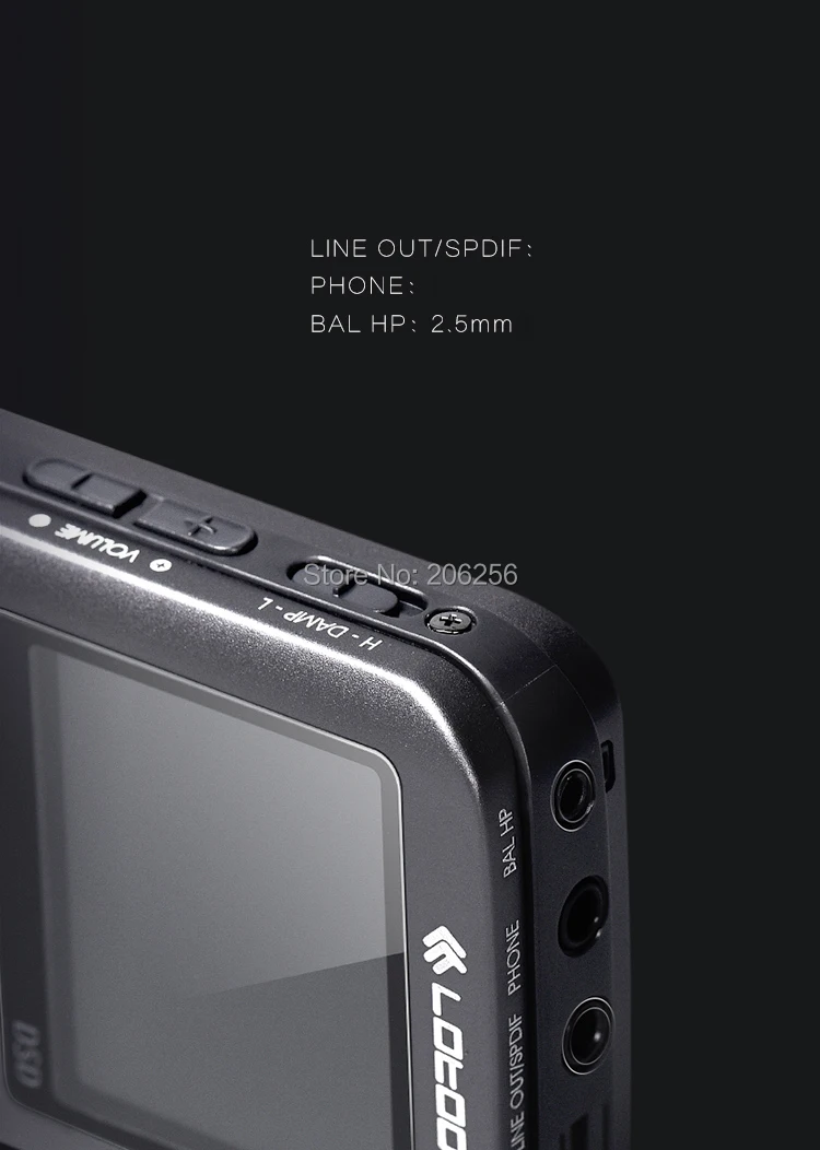 LOTOO PAW5000MKII 2 й Bluetooth Портативный Hi Fi аудио без потерь светодиодный DSD MP3 музыкальный