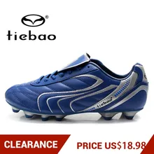 Clearance! TIEBAO Men Women TF Turf Sole Football Boots Outdoor Soccer Shoes Athletic Training Sports Shoes Zapatos De Futbol tiebao footbal shoes men 2017 new soccer shoes tf turf sole soccer boots football shoes adults athletic football boots