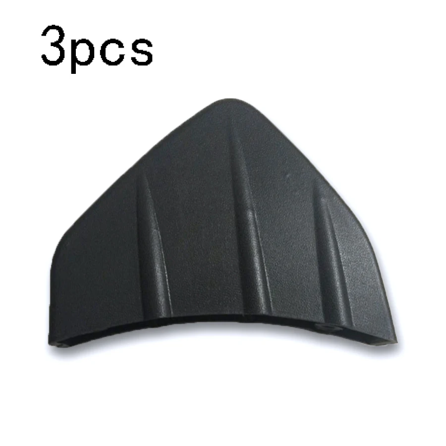 Universal 4Pcs PVC Car Rear Bumper Diffuser Molding Point Garnish Anti-collision