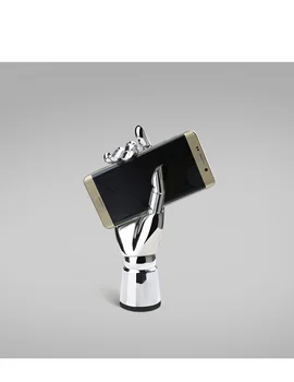 

Fashionable Silver Color Hand Mannequin Display Hand Model For Display Factory Direct Sell
