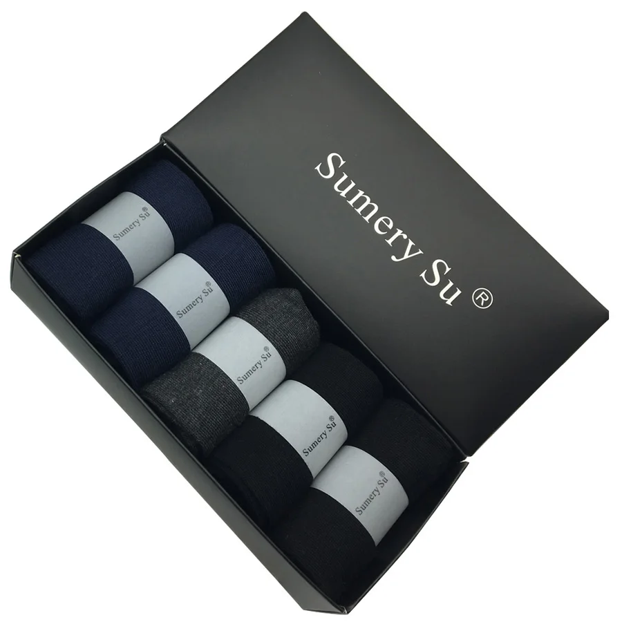 Носки мужские хлопковые дышащие повседневные 5 пар/лот|brand socks men|business menfashion men |