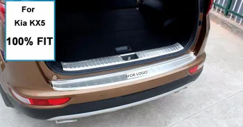 

For KIA KX5 Sportage QL 2016 2017 Car Rearguards Stainless Steel Rear Bumper Trunk Fender Sill Plate Protector Guard Covers